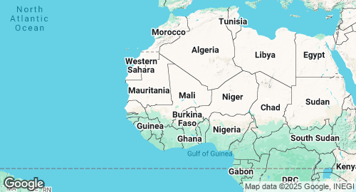Mapa de Mali