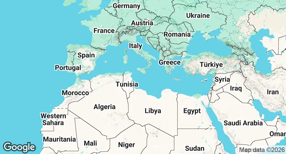 Map of Malta