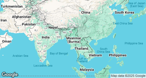 Carte de Myanmar