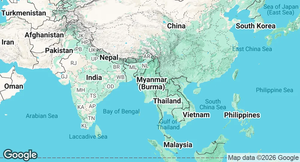 Map of Myanmar