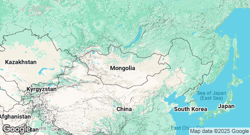 Mapa de Mongolia