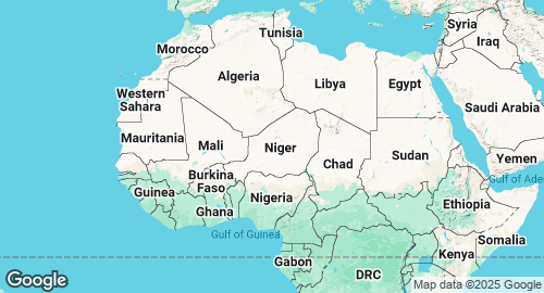 Mapa de Niger