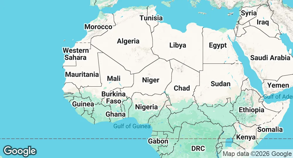 Map of Niger