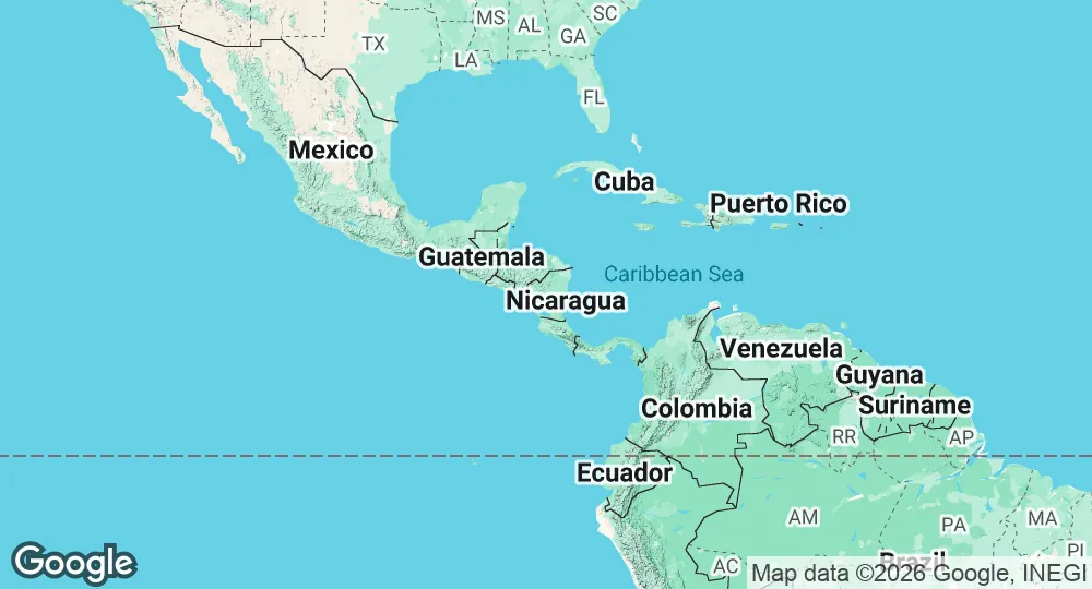 Map of Nicaragua
