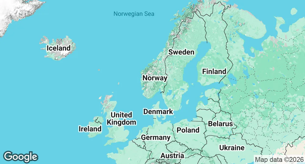 Map of Norway