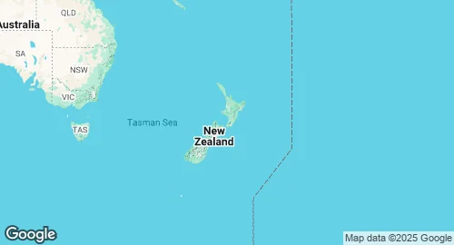 Map of New Zealand