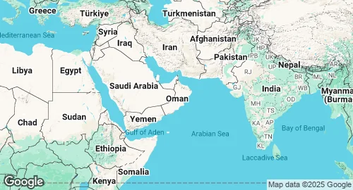 Map of Oman