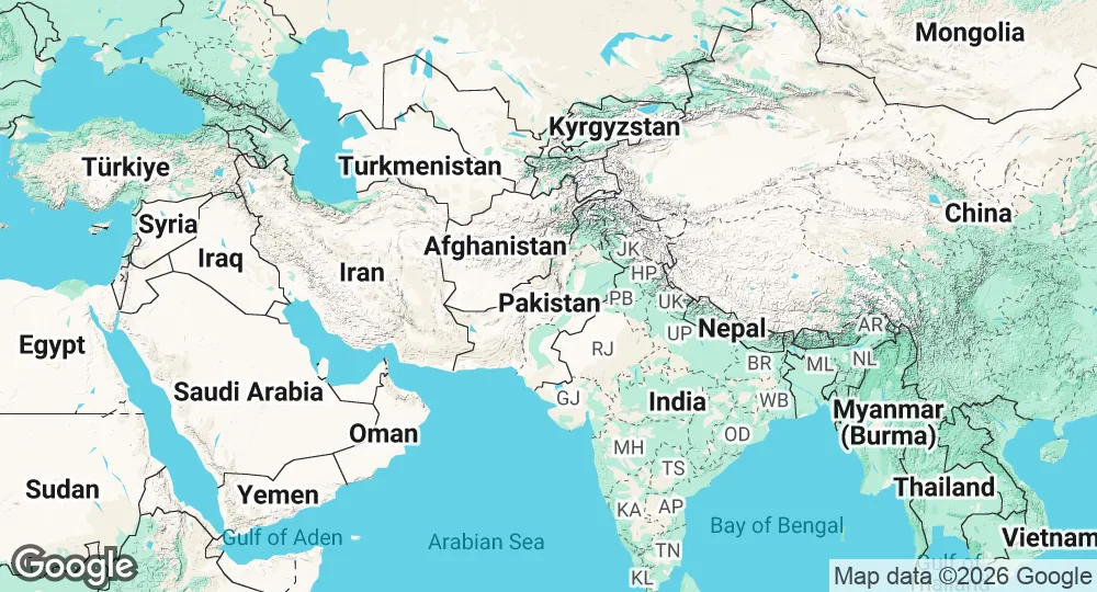 Map of Pakistan