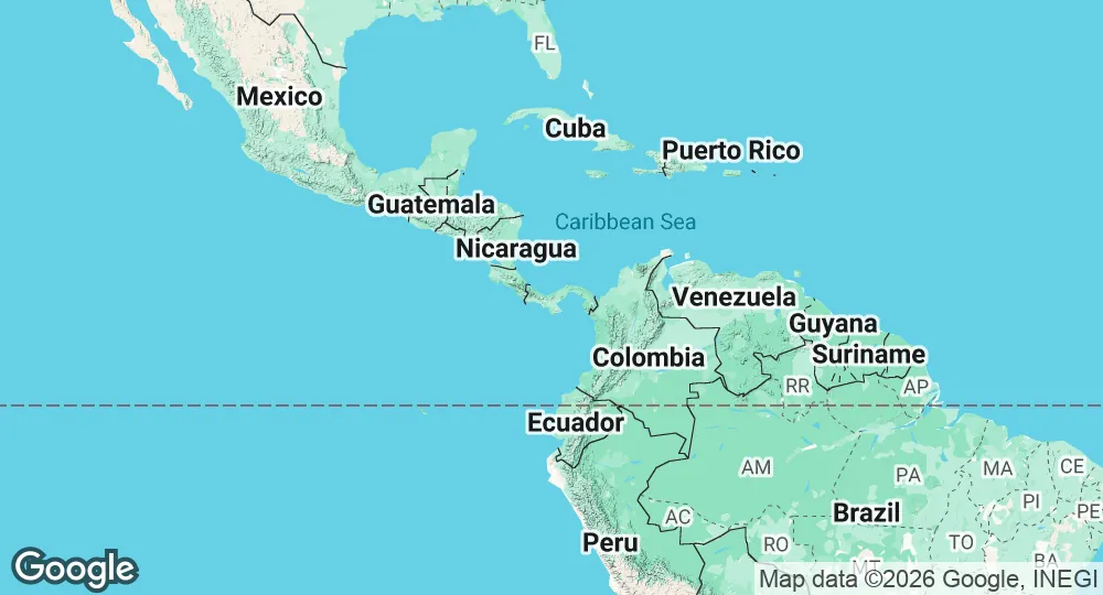 Map of Panama