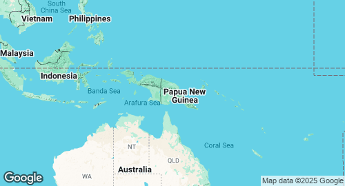 Map of Papua New Guinea