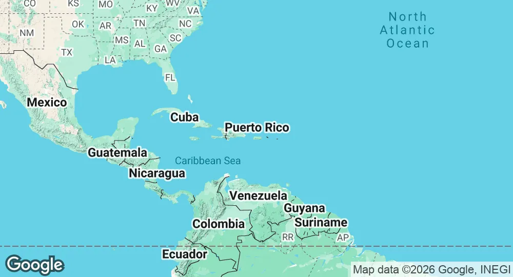 Map of Puerto Rico
