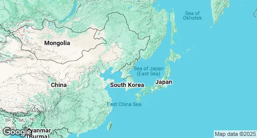 Map of North Korea
