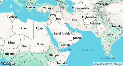 Map of Saudi Arabia