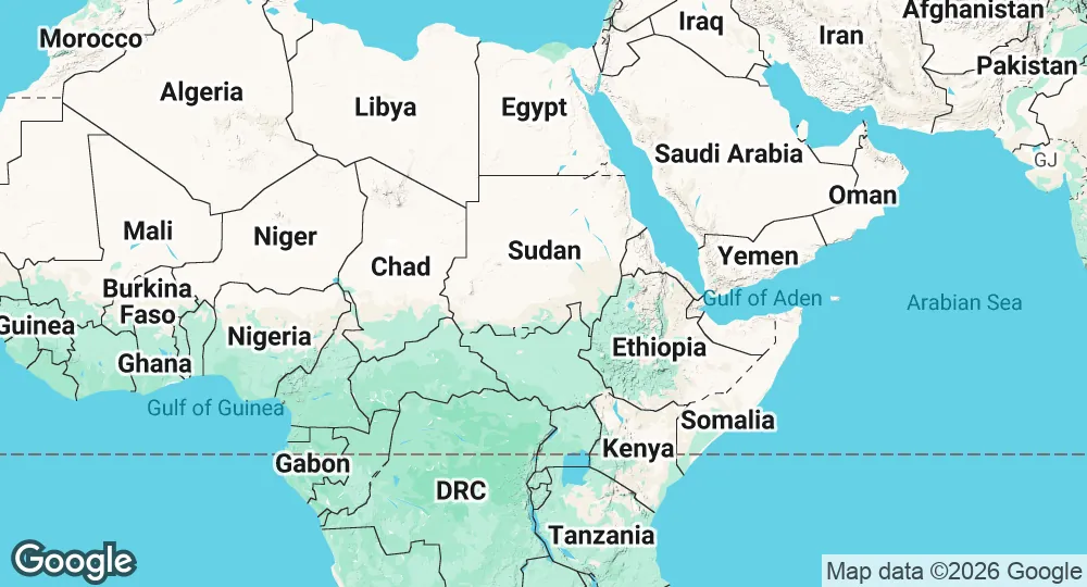 Map of Sudan