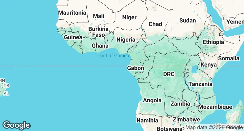 Map of Sao Tome and Principe