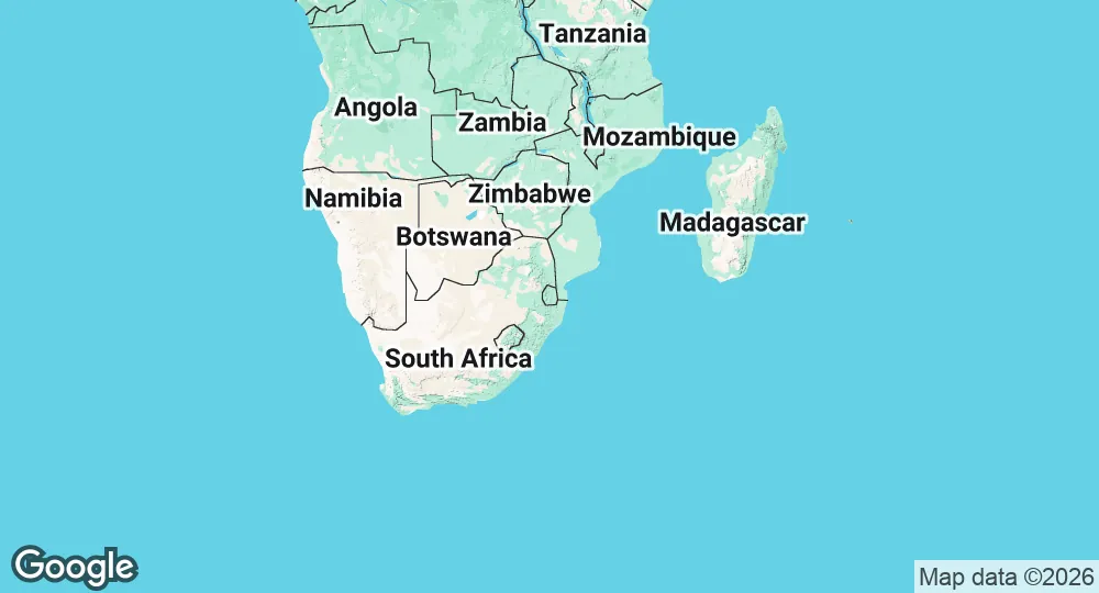 Map of Eswatini