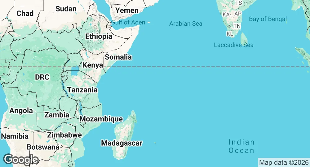 Map of Seychelles