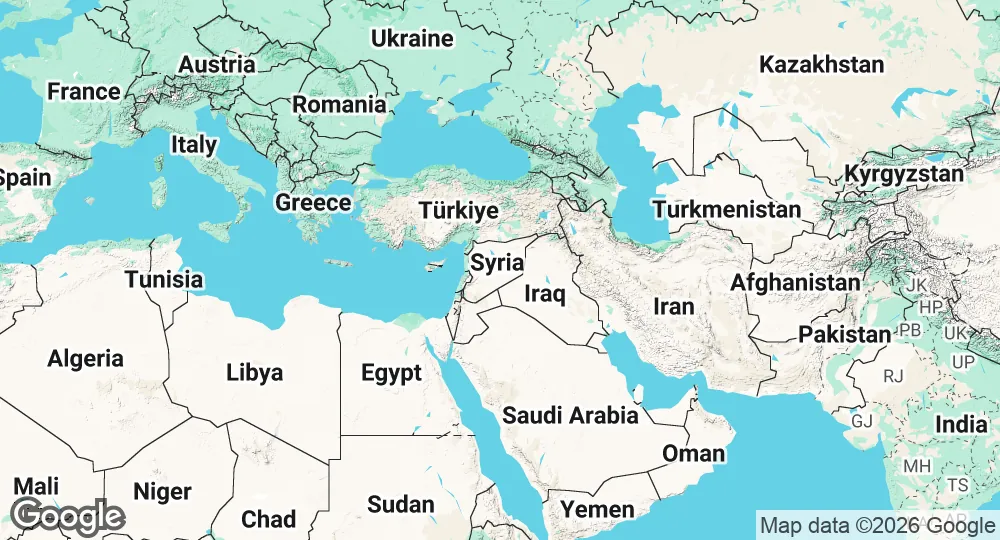 Map of Syria