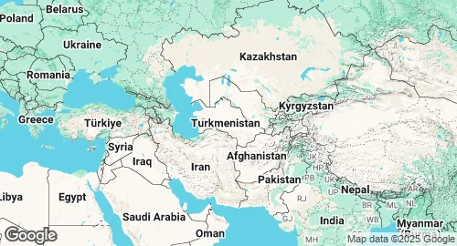 Map of Turkmenistan