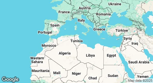 Map of Tunisia
