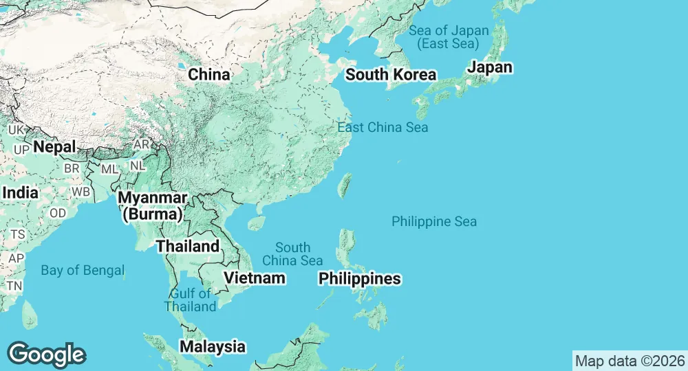 Map of Taiwan