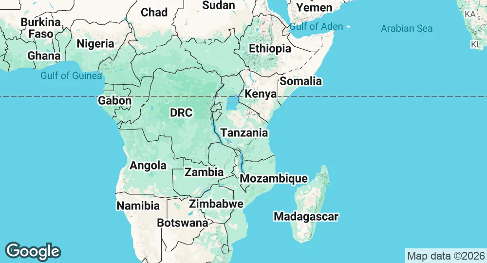 Map of Tanzania