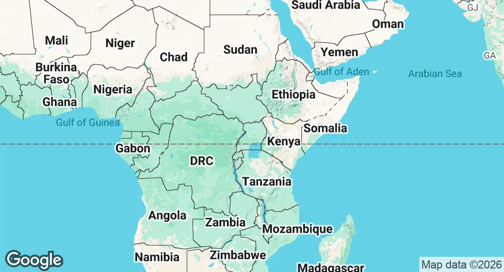 Map of Uganda