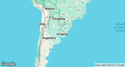 Map of Uruguay