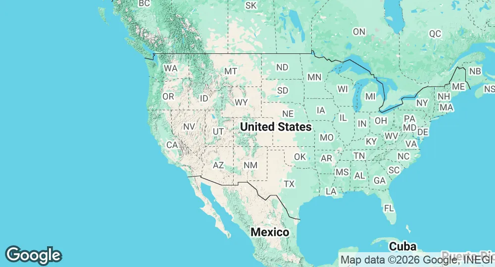 Map of United States
