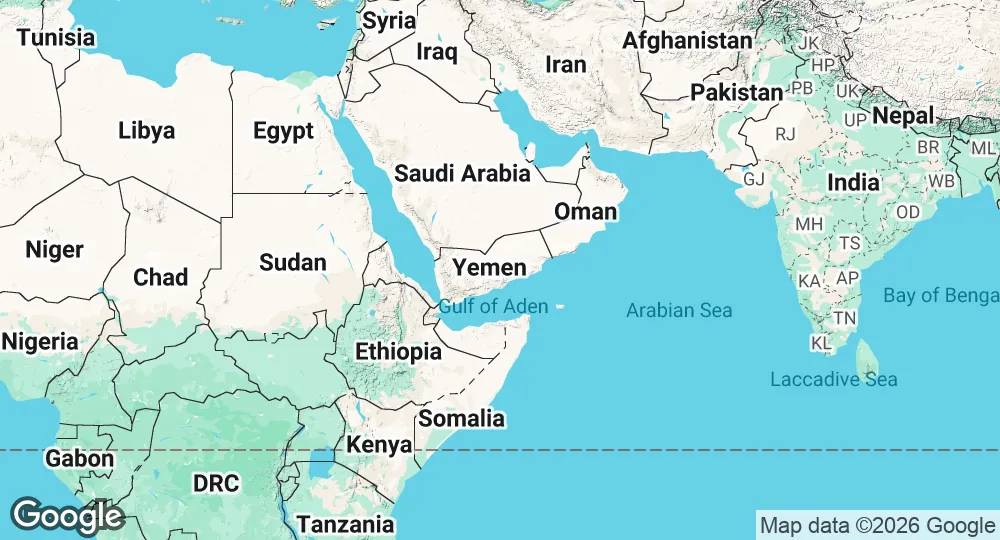 Map of Yemen