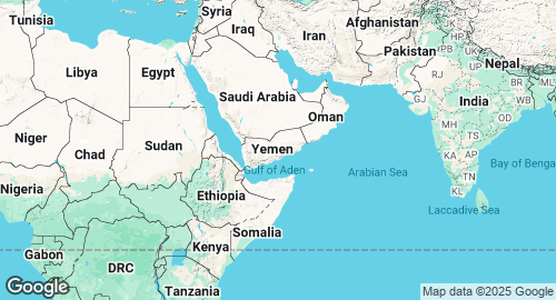 Mapa de Yemen
