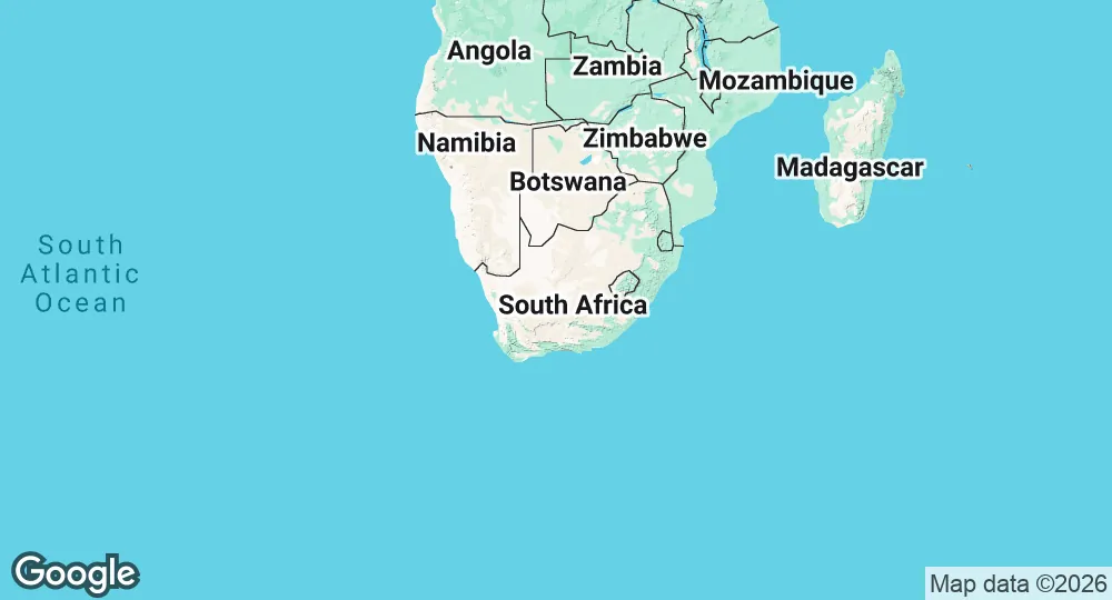 Map of South Africa