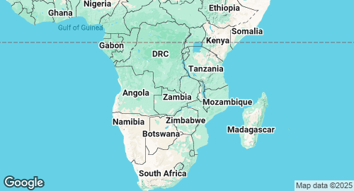 Mapa de Zambia