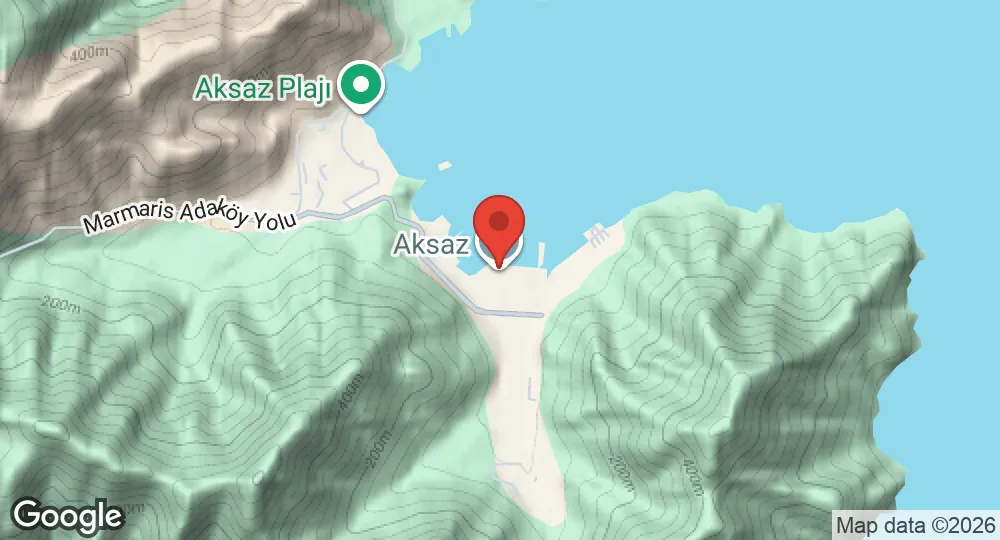 Map of Aksaz Naval Base