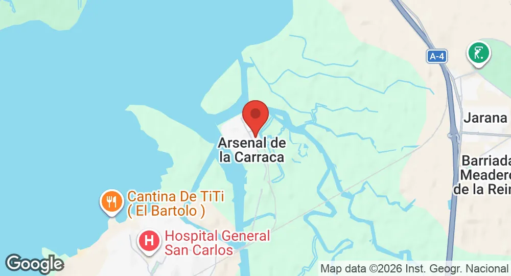 Map of Arsenal de La Carraca