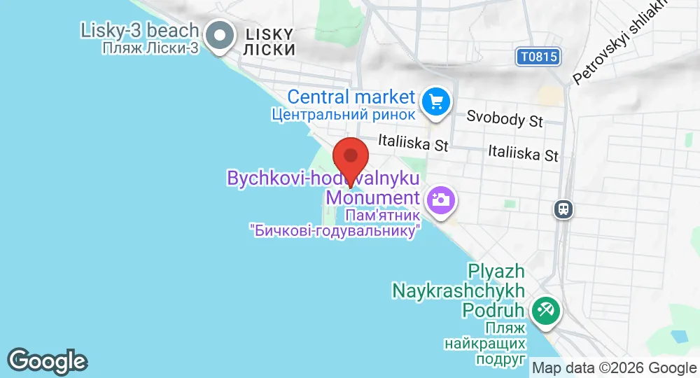 Map of Azov Naval Base