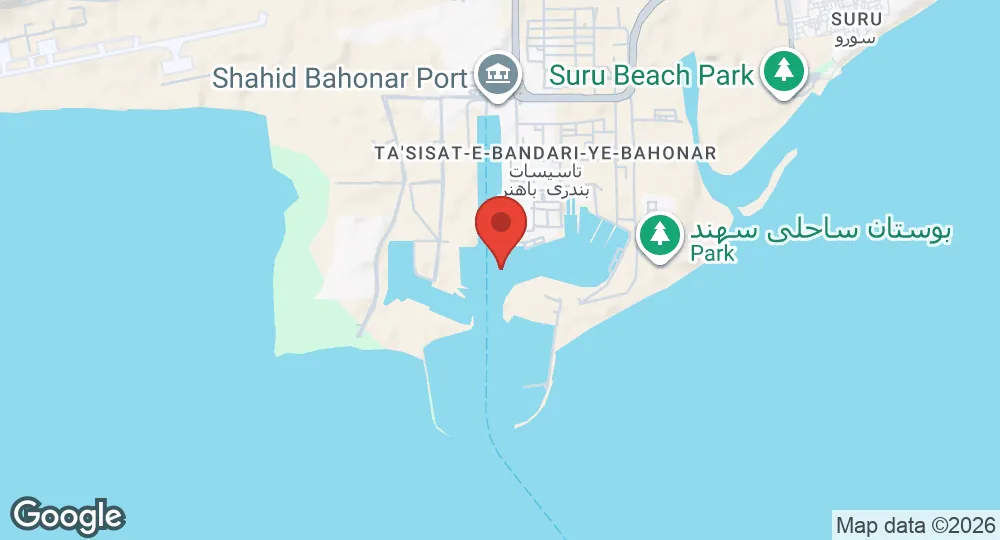 Map of Bandar Abbas Naval Base