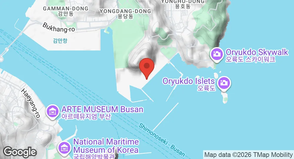 Map of Busan Naval Base