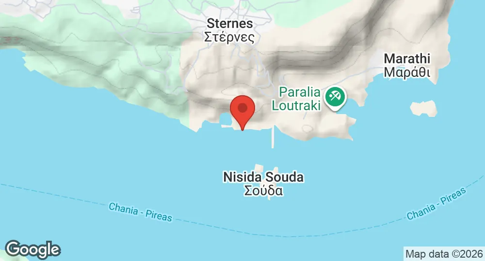 Map of Crete Naval Base