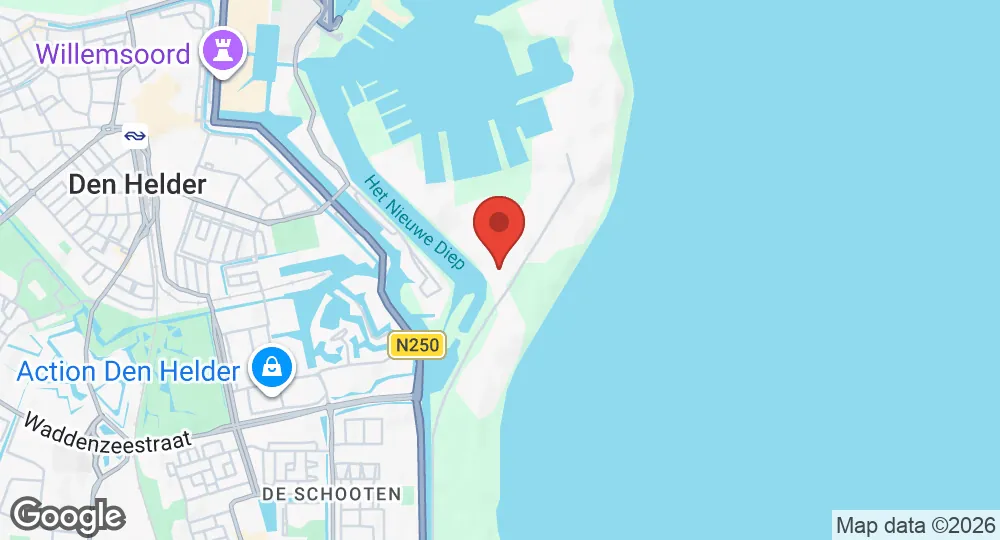 Map of Den Helder Naval Base