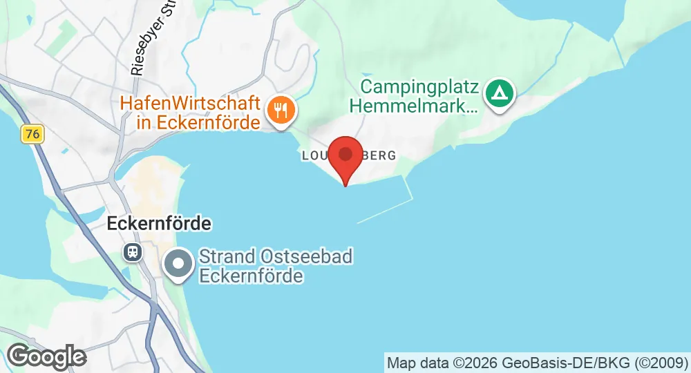 Map of Eckernförde Naval Base