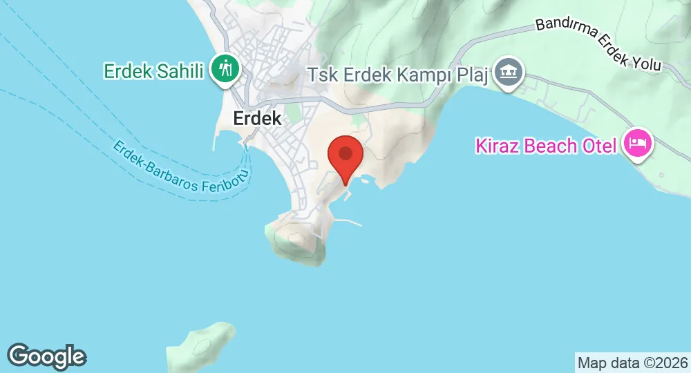 Map of Erdek Naval Base