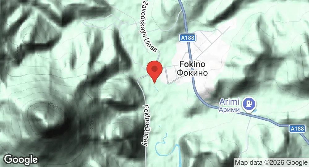 Map of Fokino Naval Base