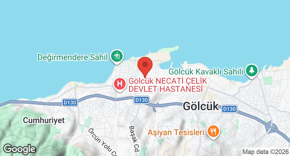 Map of Gölcük Naval Base