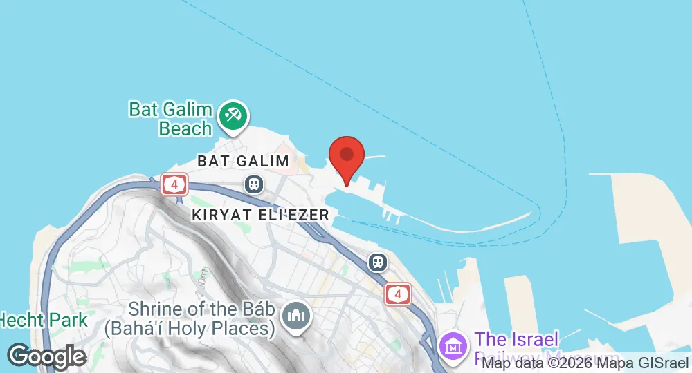 Map of Haifa Naval Base