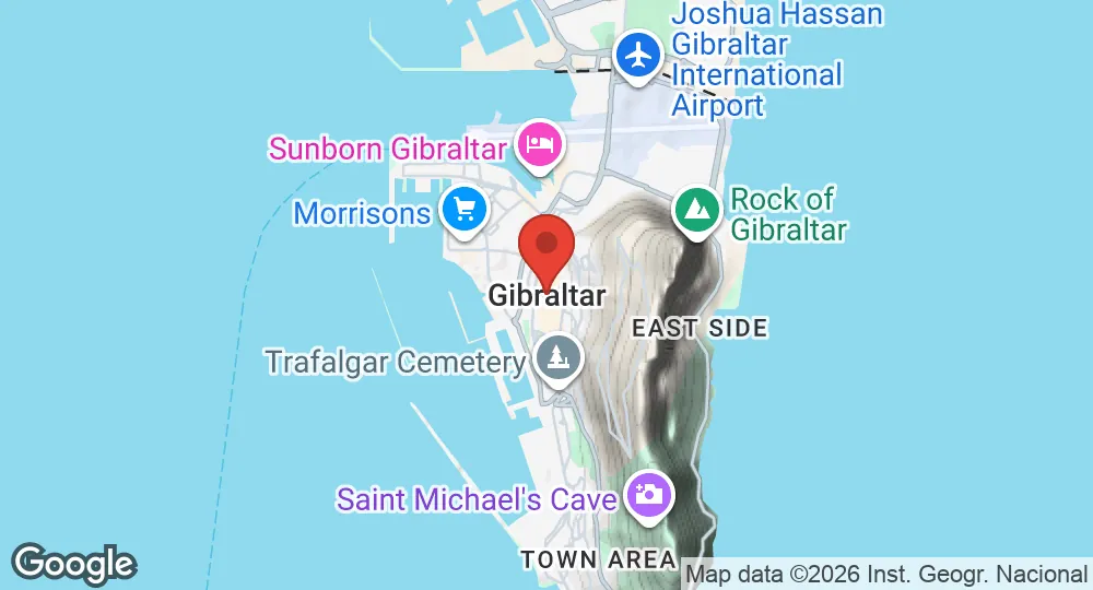 Map of HM Naval Base Gibraltar