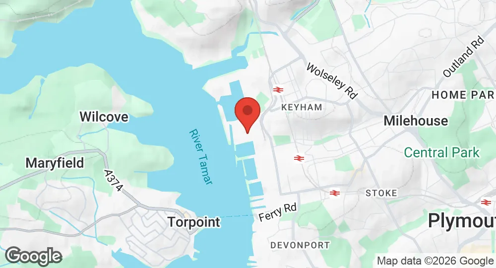 Map of HMNB Devonport