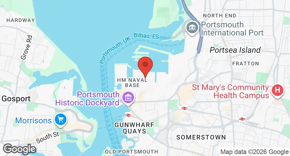 Map of HMNB Portsmouth