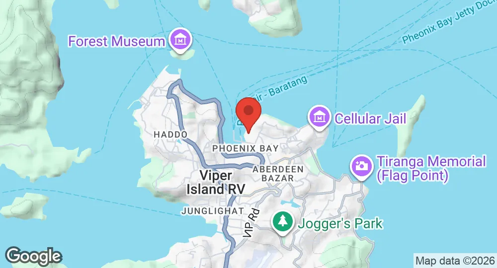 Map of INS Jarawa