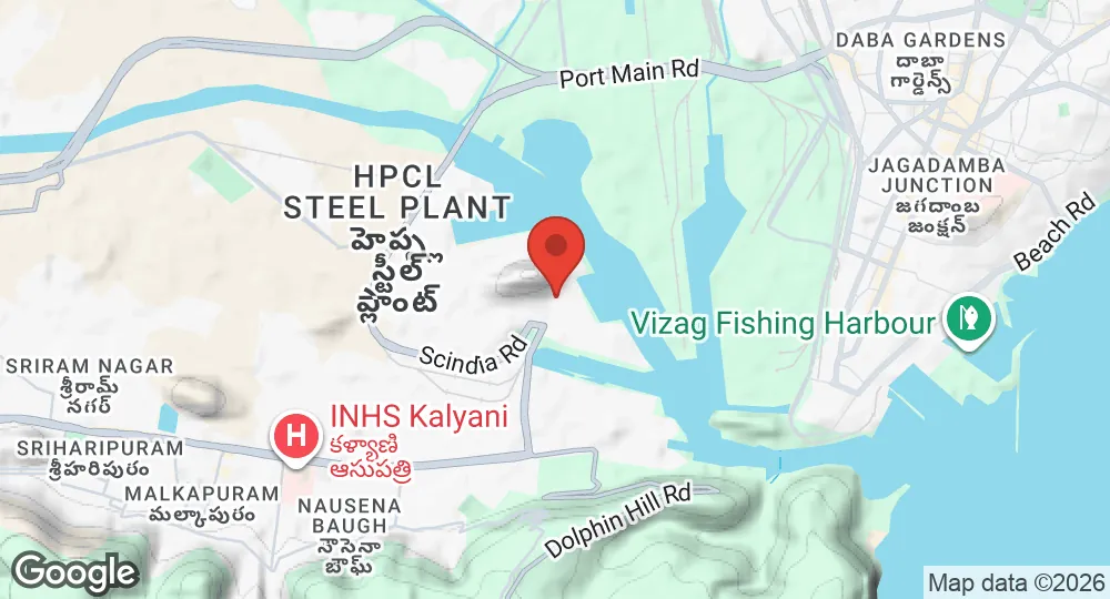 Map of INS Virbahu